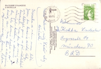 D´Ajaccio á Bavell - F 1978 95 001 ●